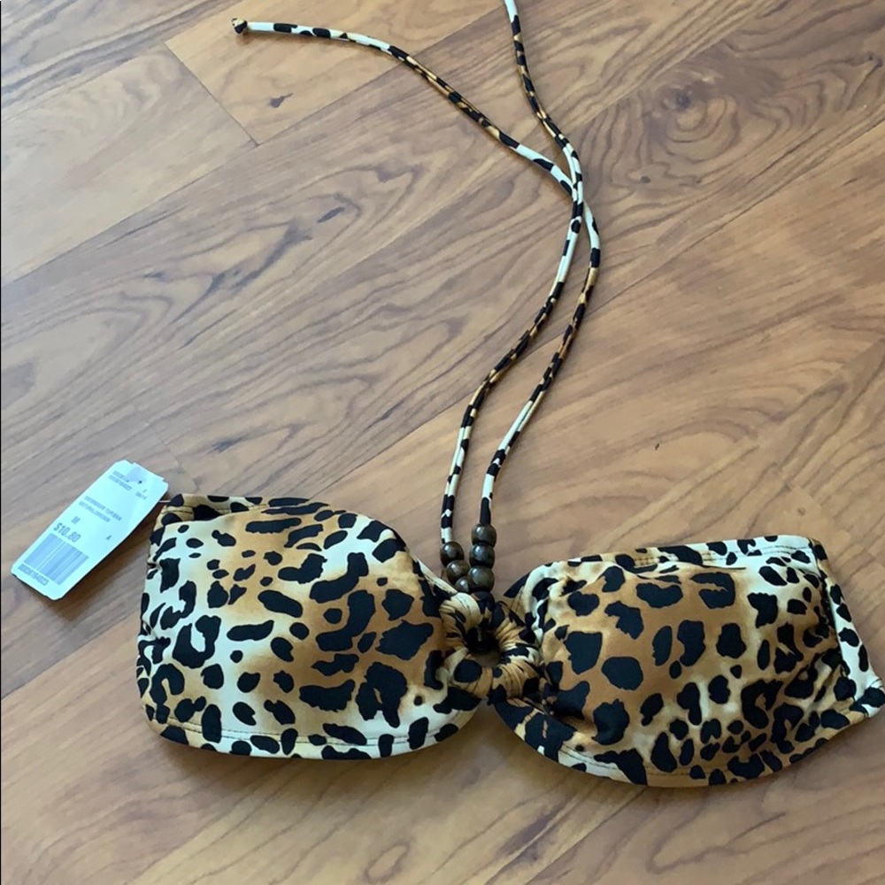 Cheetah bikini top